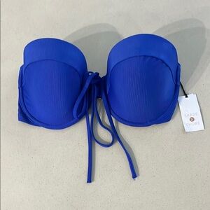 Shade & Shore Blue Bikini Top